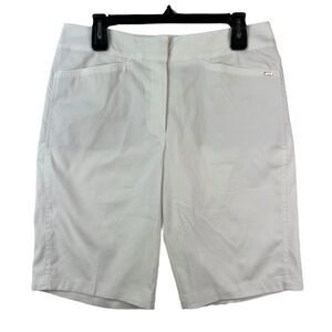 Tail Activewear Bermuda Shorts Womens Size 8 White
